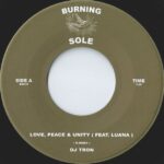 DJ Tron featuring Luana - Love, Peace & Unity (7") [Burning Sole Records 2019]
