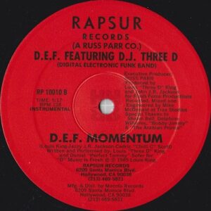 d.e.f. dj three d def momentum side B