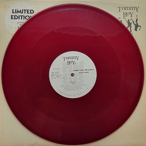 3d tommy boy megamix promo red vinyl