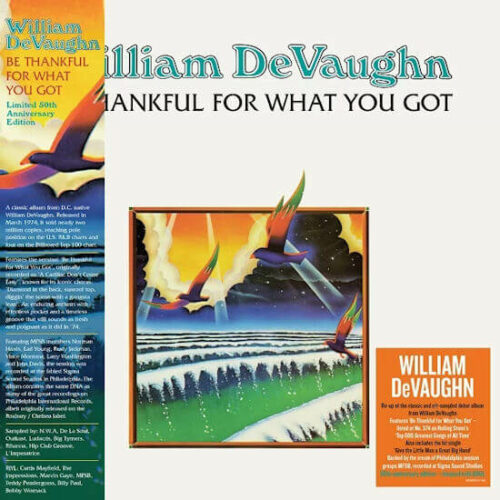 William DeVaughn - Be Thankful For What You Got (50th Anniversary LP reissue) [Demon Records DEMREC1186]