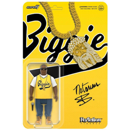 Notorious B.I.G. Yellow Jersey Reaction Figure - Super 7