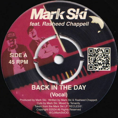 Mark Ski - Back In The Day / Dry Sockets (7") [Funk By Funk FBF-45-001]